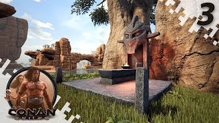 CONAN EXILES THE FROZEN NORTH  Fast Progress  EP03 [upl. by Rexana277]