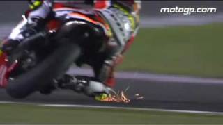 MotoGP action from Qatar 2009 [upl. by Llenrrad853]