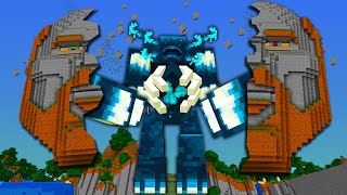 I Spawn Warden Mutant Inside The Temple of Notch in Minecraft [upl. by Onateag]