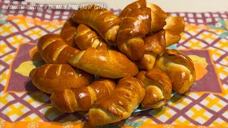 ВКУСНЕЙШИЕ РОГАЛИКИ В ДУХОВКЕ с яблочным повидлом Готовятся просто но не быстро Это того стоит [upl. by James]