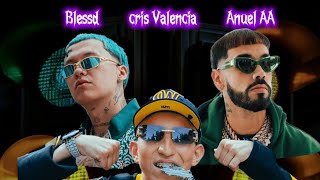 Cris Valencia ❌ Anuel AA ❌Blessd  HACE TIEMPO Audio Oficial [upl. by Goodkin]