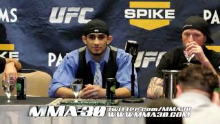 TUF 13 Finale Press Conf  The New Champ amp Pettis With No Regrets [upl. by Sidwel]