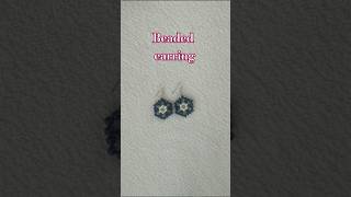 Beaded earrings shorts ytshortsindia gcraftwork diyearrings [upl. by Rempe]