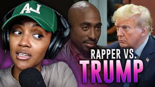 FIRST TIME REACTING TO  Tupac Talks Donald Trump amp Greed in America in 1992 Interview  MTV News [upl. by Adlai]