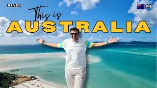 A day tour to Whitsundays Australia BLEW our minds🤯 [upl. by Herwick]