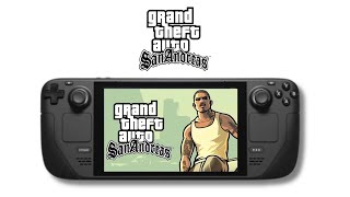 3 Gameplay GTA San Andreas On Steam Deck [upl. by Orthman]