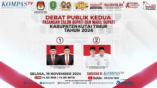 LIVE  Debat Publik Calon Bupati dan Wakil Bupati Kutai Timur 2024 [upl. by Nylirahs146]