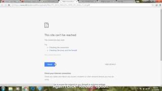 Fix The connection was reset site cant be reached ERR CONNECTION RESET in Google chrome [upl. by Felix]