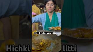 Hichki chicken Litti 🍗  Marine Drive Patna famous shorts chicken [upl. by Goldenberg]