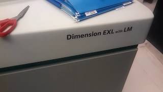 Siemens Dimension EXL 200 Diaphragm Cuvette Tape amp Load Film [upl. by Frieda]