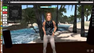 Beginner Avatar Customization in Second Life  Changing Clothes [upl. by Luann704]