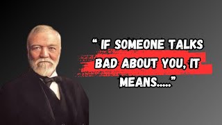 The Best Way To Respond When Someone Talk Bad About You  Incredibly Wise Quotes by Andrew Carnegie [upl. by Iba]