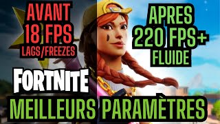 Meilleurs paramètres graphiques Fortnite Boost FPS et freezelags [upl. by Rorry]