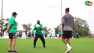 CAN Côte divoire 2023 Entraînement des Eléphants du mardi 09 janvier 2024 au lycée technique [upl. by Hardy]