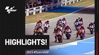 MotoGP™ Race Highlights 🔥  2023 SpanishGP [upl. by Toomin]