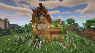 Minecraft Tutorial  Building a Flower Manor [upl. by Orly]