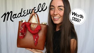 Is It Worth 158 Madewell Transport Bag Review Not Sponsored 2022 [upl. by Kampmann]