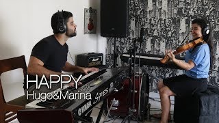 Happy  Pharrell Williams  Piano amp Violin Cover  HugoampMarina [upl. by Ellehsar438]