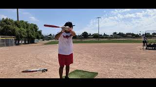 Senior Softball Bat Review California Bat Company The Little Mexican swinging The Little Mexican [upl. by Akela]