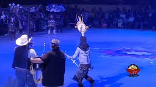 Apache Crown Dancers  2022 Gathering of Nations  Powwowscom [upl. by Ennoid]