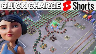 ZOOKA solo on QUICK CHARGE  BOOM BEACH best attacks gameplay strategy amp animation [upl. by Fee157]