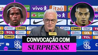 ENDRICK E NEYMAR FORA DA LISTA CONFIRA A CONVOCAÇÃO E A COLETIVA DO TÉCNICO DORIVAL JR [upl. by Holds]