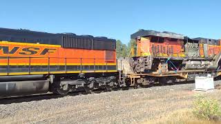 BNSF 267 at Woodcarver rd [upl. by Tanya]