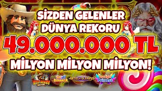 Slot Oyunları 🍀 Sizden Gelenler 🍀 DÜNYA REKORU 49000000 TL BÖYLESİ GÖRÜLMEDİ DUYULMADI  MAX WİN [upl. by Jotham]