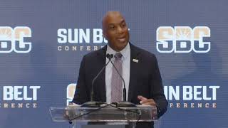 Commissioner Keith Gill State of the Conference — 2024 Sun Belt Football Media Days [upl. by Achorn92]