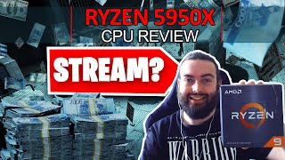 Ryzen 9 5950X Review  Is it Worth it for Streaming [upl. by Idnir]