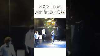 2022 Louis with fetus 1D👀💀 onedirection 12yearsof1d louistomlinson 1dreunion [upl. by Ellehcim]