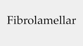 How to Pronounce Fibrolamellar [upl. by Ruhtra]