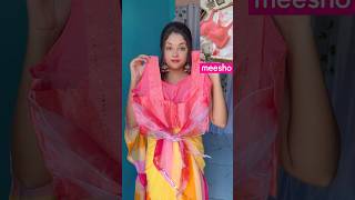 Meesho party wear saree haul ✨💝 fashion meesho meeshohaul saree [upl. by Kermie765]