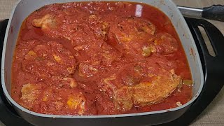 Smothered pork chops in tomato gravy [upl. by Violette773]