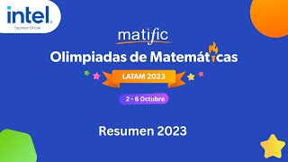 Resumen Olimpiadas de Matemáticas Matific 2023 [upl. by Dinan26]