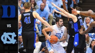 Duke vs North Carolina College Basketball Highlights 201819 [upl. by Manus]