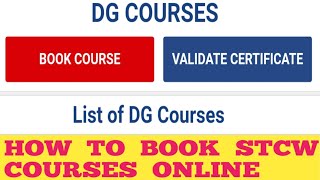 How to Book STCW course OnlineSTCW Courses Booking online in 2024 [upl. by Windy]