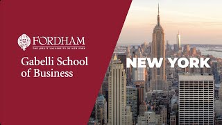 Gabelli School of Business Fordham University 🇺🇸 [upl. by Ennairb]