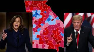 Georgia Polling Shifts Post Debate Harris V Trump Sept 2 [upl. by Notanhoj843]