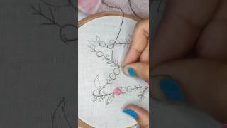 Back Stich Embroidery Tutorials 🪡🪡 embroidery youtube shorts viralshorts trending youtubefeed [upl. by Llenod]