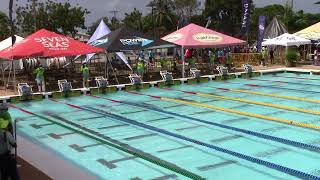 XXXV CARIFTA Swimming Championships 2022 Girls 1314 50 LCM Backstroke Prelim [upl. by Ahsekyt]