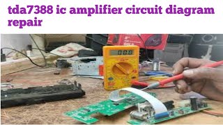 tda7388 ic amplifier circuit diagram repair ‎sksaddamelectranic [upl. by Alphonso59]