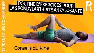 Spondylarthrite ankylosante  traitement naturel et exercices kiné [upl. by Domela]