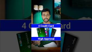 Top 4 high approval credit card  High approval credit cards in September short [upl. by Edrea644]