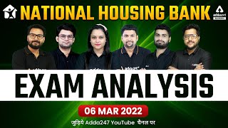 NHB Exam Analysis  6 March 2022 Paper  National Housing Bank Assistant Manager Exam 2022 Review [upl. by Ayal]