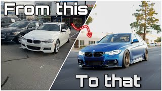 Building an F30 in 10 Minutes BIG TURBO 340I [upl. by Cyd]