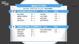 Woking amp Horsell CC Midweek XI v Old Blundellians CC 1st XI [upl. by Monty]