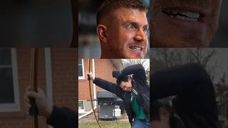 Josh Bowmar Reactions to guy PULLING a 200lb bow 🤯🤯 archery hunting strong reactions [upl. by Robaina]