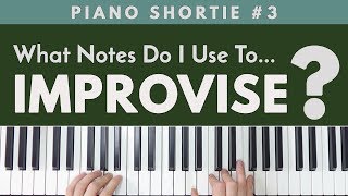 What Notes Should I Use To Start Improvising [upl. by Leon]