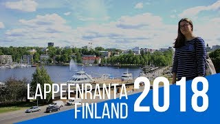 TRAVEL VLOG FINLAND LAPPEENRANTA SUMMER 2018  CITY CENTER HARBOUR amp FORTRESS [upl. by Attenrev]